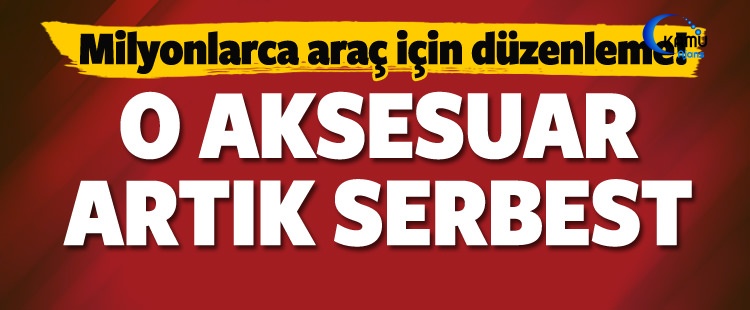 Milyonlarca Araç İçin Yeni Düzenleme!
