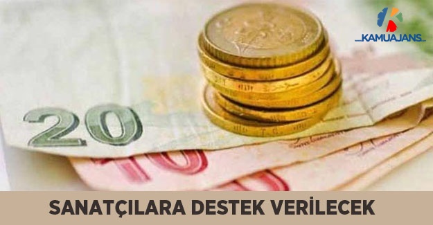 Sanatçılara 1000'er Lira Verilecek