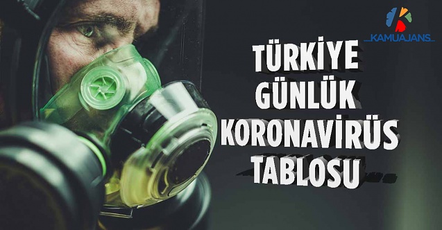 16 Aralık 2020 Koronavirüs Tablosu
