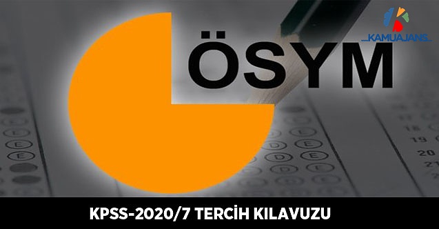 KPSS-2020/7 Tercih Kılavuzu