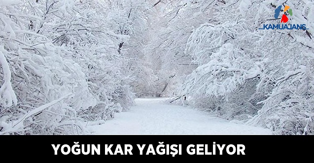 Yoğun Kar Yağışı Geliyor