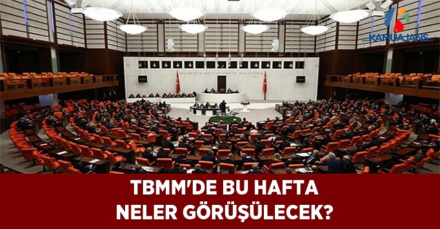 TBMM'de Bu Hafta Neler Görüşülecek?