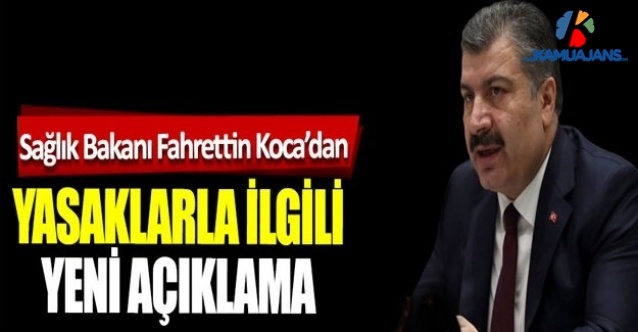 Fahrettin Koca'nın Açıklamaları