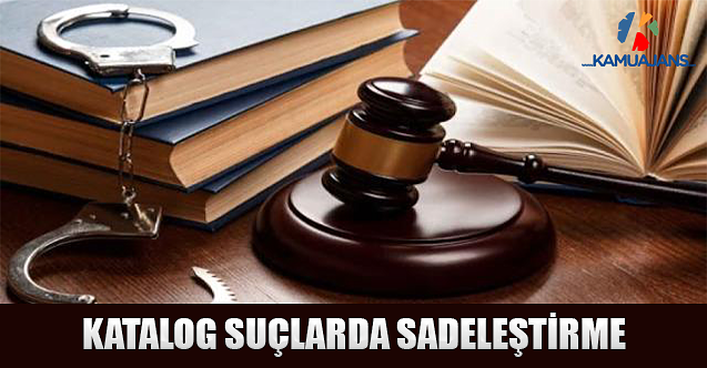 Katalog Suçlarda Sadeleştirme
