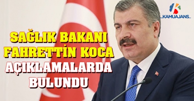 Fahrettin Koca'nın Açıklamaları