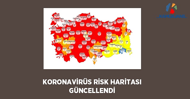 Koronavirüs Risk Haritası Güncellendi (29 Mart 2021)
