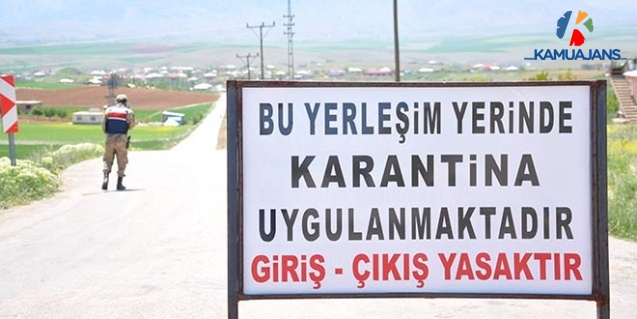 Beş İlimizde Bazı Bölgeler Karantinaya Alındı