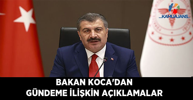 Bakan Koca'dan Bilim Kurulu Toplantısı Sonrası Açıklamalar