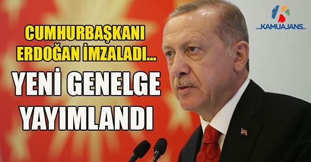 Cumhurbaşkanı Erdoğan'dan İnsan Hakları Eylem Planı Genelgesi!