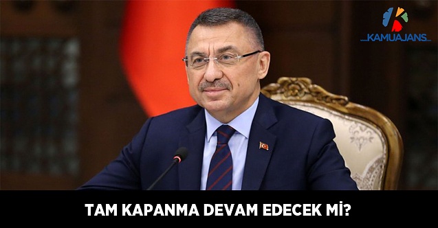 Tam Kapanma ve Anayasa Değişikliği Açıklaması