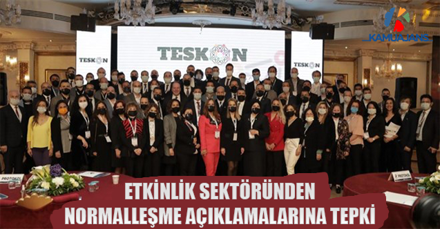 Etkinlik Sektöründen Normalleşme Açıklamalarına Tepki