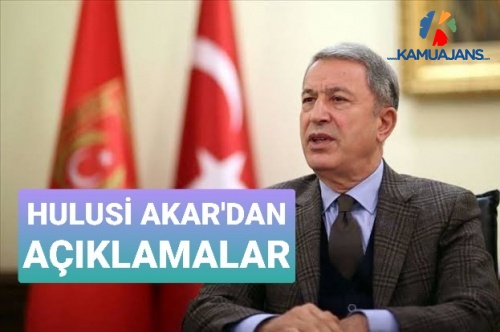 Hulusi Akar Operasyonlarla İlgili Açıklamalarda Bulundu
