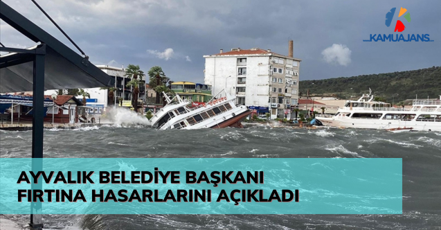 Ayvalık'taki Fırtınada 80 Teknenin Battı