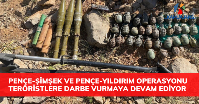 Pençe-Şimşek ve Pençe-Yıldırım Operasyonları ile Teröristlere Darbe Vurmaya Devam Ediyor