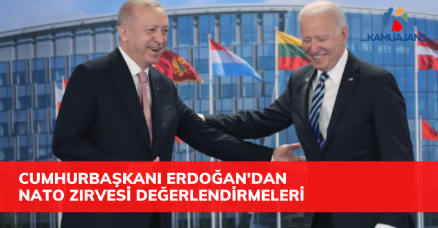 NATO zirvesi ardından Cumhurbaşkanı Erdoğan Açıklamalarda Bulundu