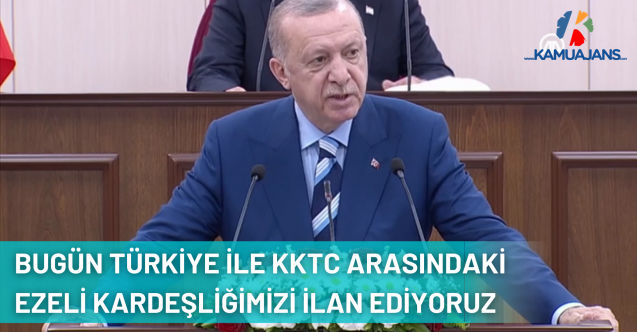 Cumhurbaşkanı Erdoğan'dan KKTC'ye yeni Cumhurbaşkanlığı Külliyesi Müjdesi