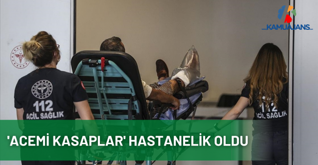 'Acemi kasaplar' Hastanelik Oldu