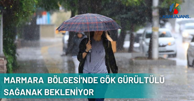 İstanbul, Kocaeli, Sakarya ve Yalova'da Sağanak ve Gök Gürültülü Sağanak Bekleniyor