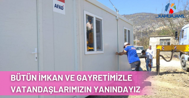 AFAD: Bütün İmkan ve Gayretimizle Vatandaşlarımızın Yanındayız