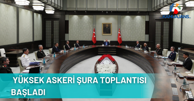 Cumhurbaşkanı Erdoğan Başkanlığındaki Yüksek Askeri Şura Toplantısı Başladı
