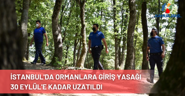 İstanbul'da Ormanlara Giriş Yasağı 30 Eylül'e Kadar Uzatıldı
