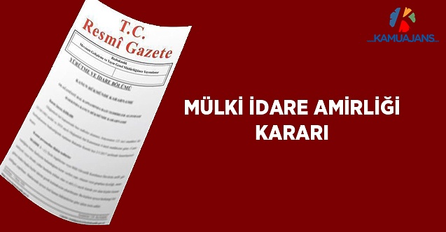 1 Mülki İdare Amirinin, Birinci Sınıf Mülki İdare Amirliğine Yükseltilmesi Hakkında Karar