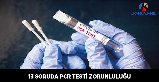 13 Soruda PCR Testi Zorunluluğu