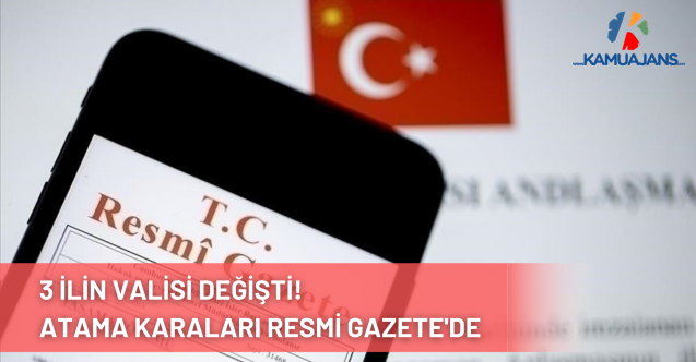 2 Ekim 2021 Atama karaları Resmi Gazete'de