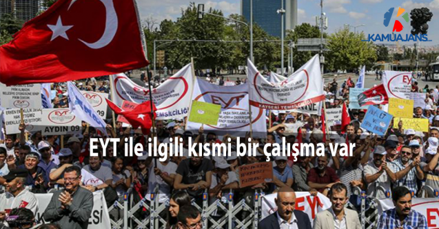 EYT ile ilgili kısmi bir çalışma var