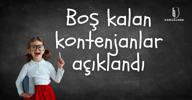 YÖK boş kalan kontenjanları açıkladı