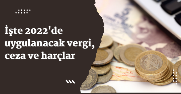 İşte 2022'de uygulanacak vergi, ceza ve harçlar