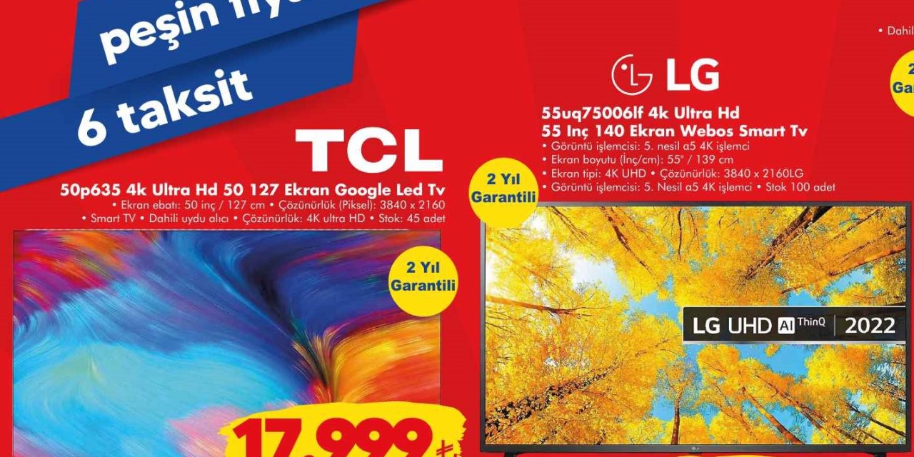 Şok Ekstra Ürünlerde Büyük Fırsat: TCL Televizyonlarda Dev İndirim