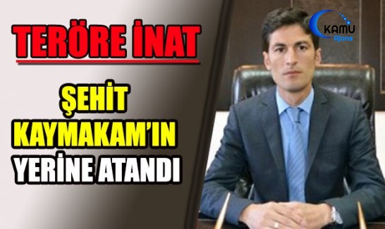 Derik Kaymakamlığına Torul Kaymakamı Kafkas Atandı