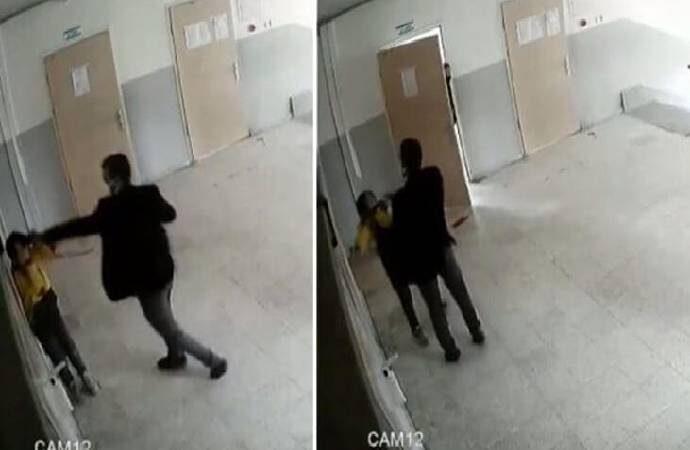 Öğretmenin darp ettiği öğrenciye iş göremez raporu verildi!