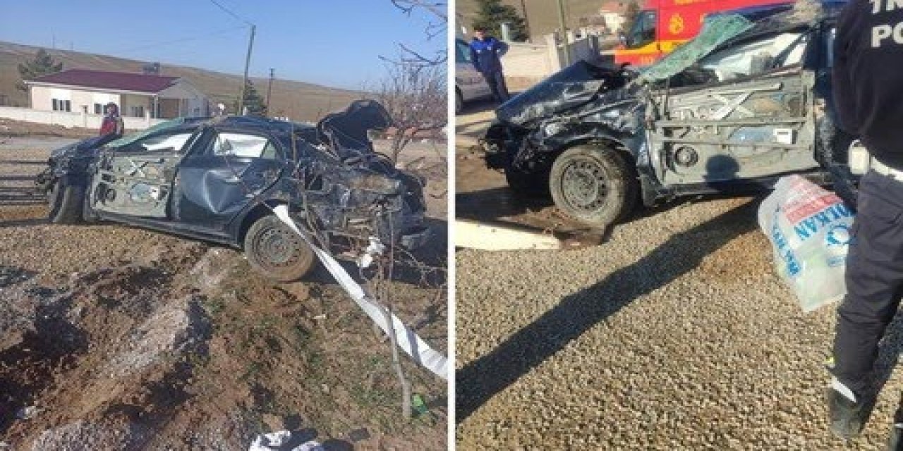 Takla atan otomobilin sürücüsü Öğretmen Hayatını kaybetti