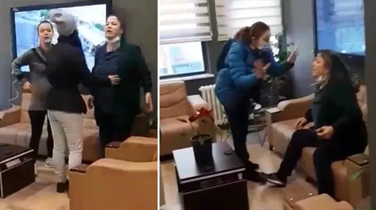 Ümraniye'de veli ile annesi okulu birbirine kattı