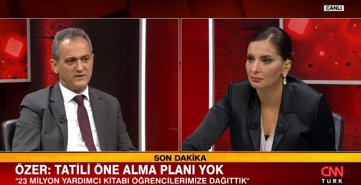 Mahmut Özer'den yüz yüze eğitim ve tatil açıklaması