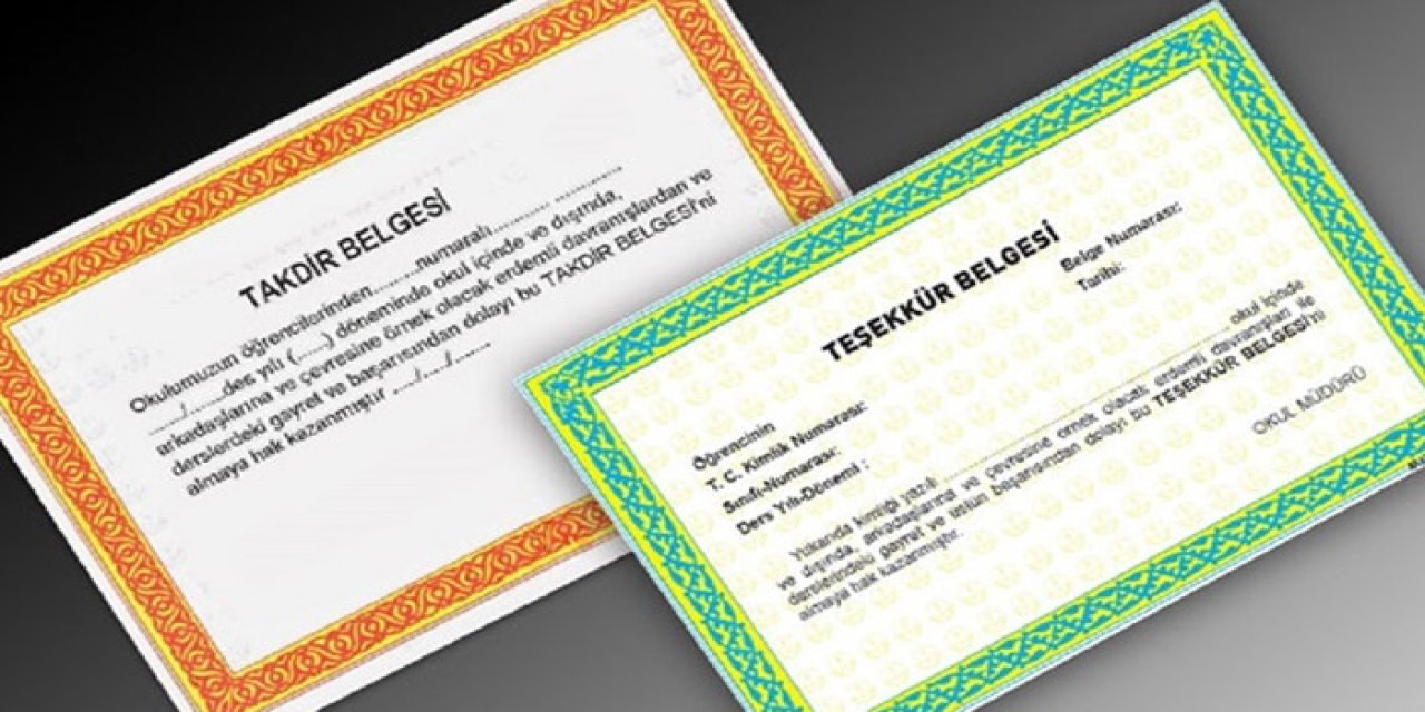 Takdir ve Teşekkür Belgesi Kime Verilecek? Hesaplama Nasıl Yapılır!
