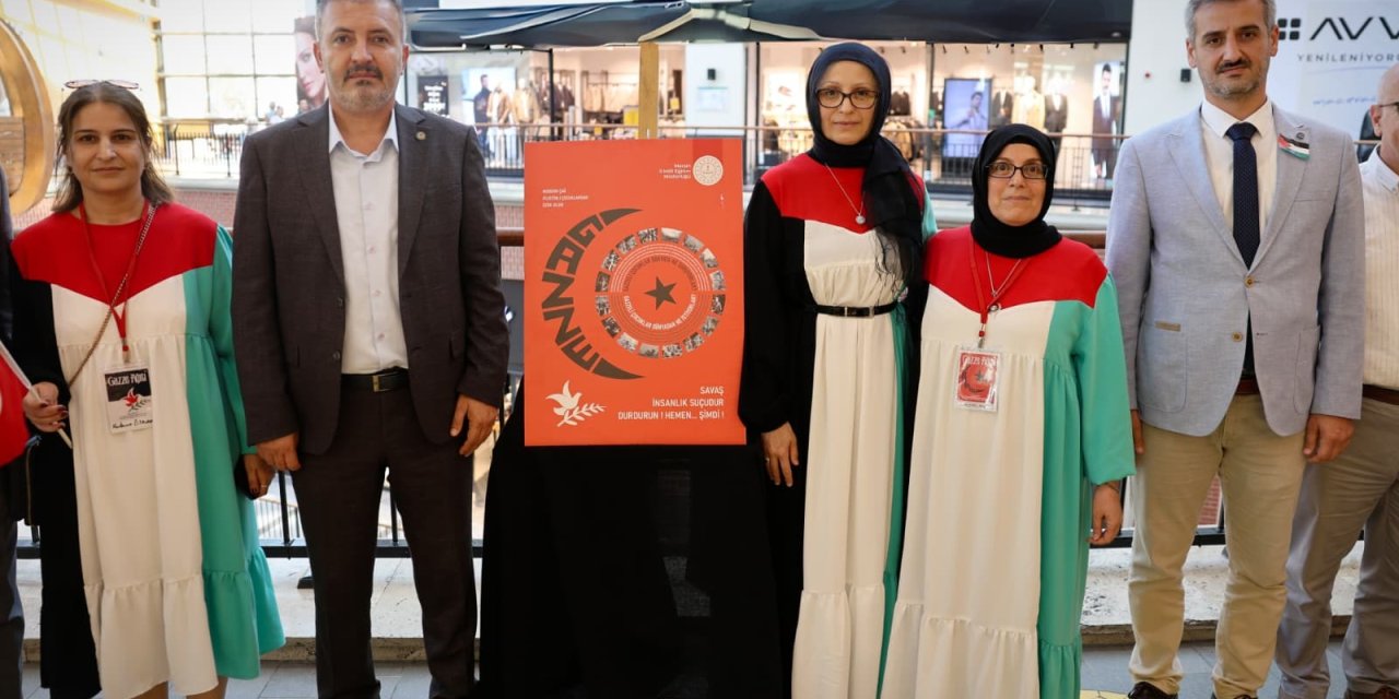 Mersin İl Millî Eğitim Müdürlüğü Tarafından “Gazze Ağıdı” Şiir Sergisi Gerçekleştirildi