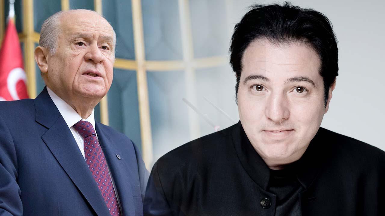 Fazıl Say 'Fotoğrafı çeken Devlet Bahçeli' dedi MHP'den sert tepki geldi