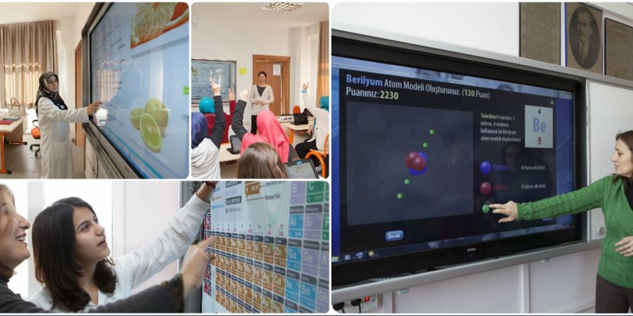 Öğretmenlere Günlerce Sürecek Akıllı Tahta Görevi
