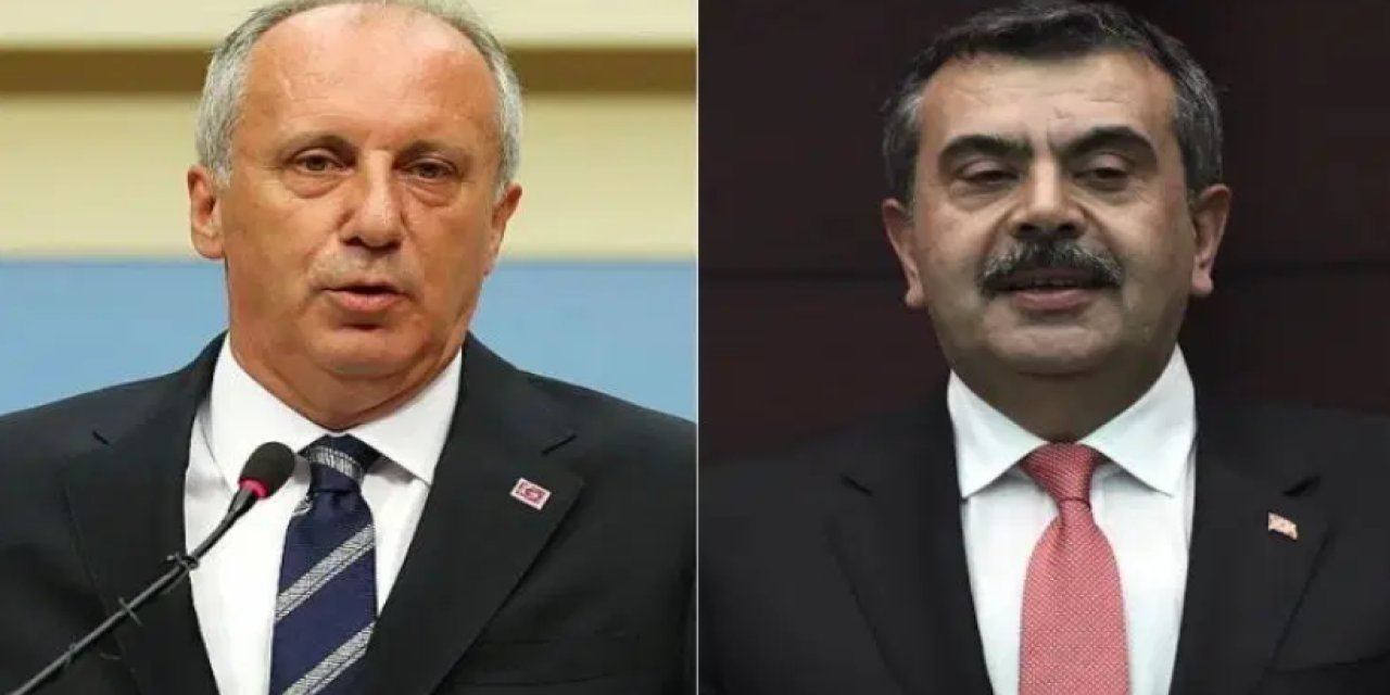 Muharrem İnce'den Yusuf Tekin'e Eleştiri