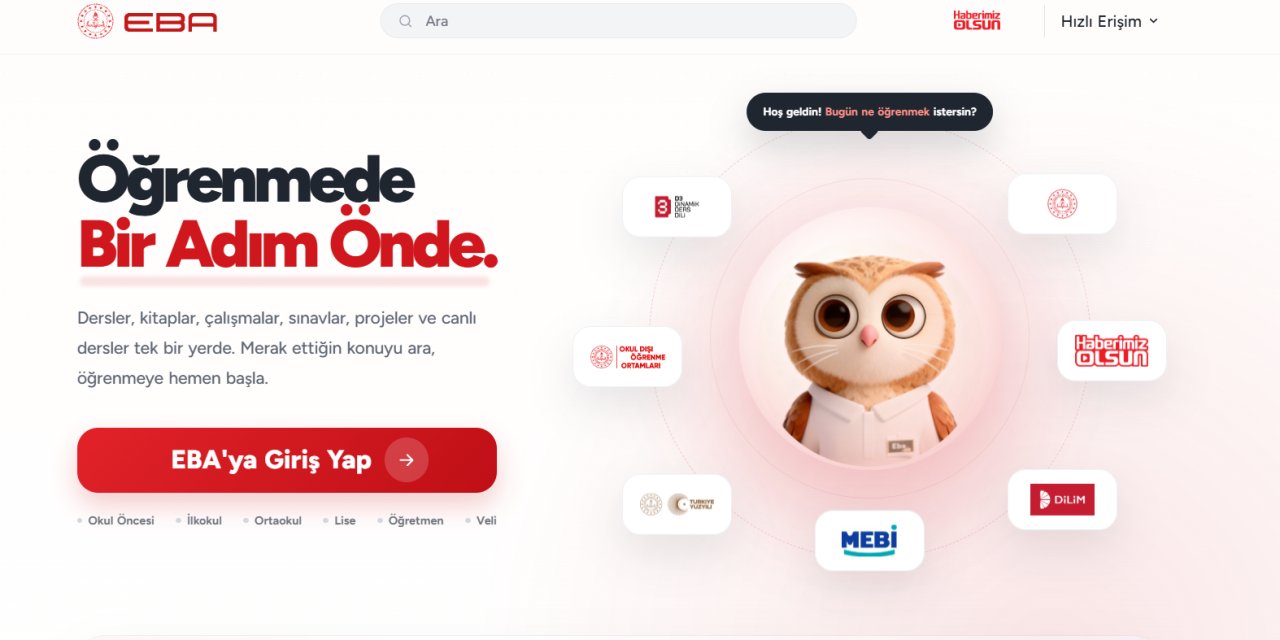 Yeni EBA'da Öne Çıkan Özellikler