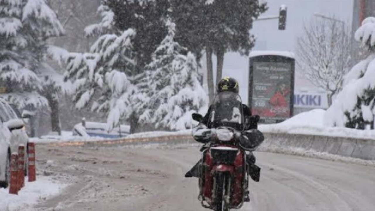 İstanbul'da motokuryelere 'kar' yasağı!