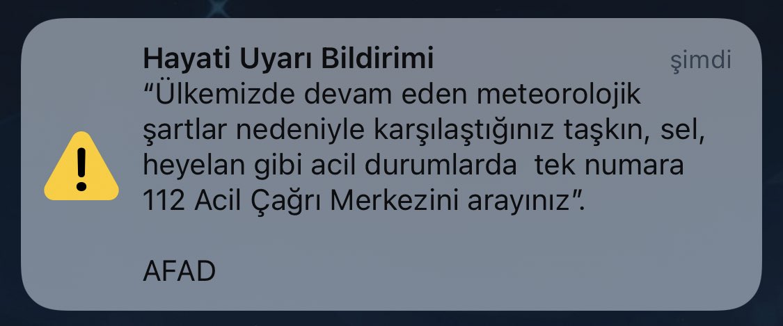 Hayati uyarı bildirimi (Life Threatening Notification) nedir, nasıl kapatılır?