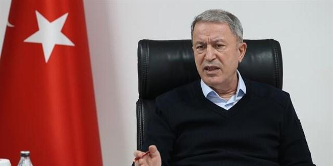 Milli Savunma Bakanı Akar: "Devlete, millete ve TSK’ya dil uzatanları bizim kabul etmemiz mümkün değildir"