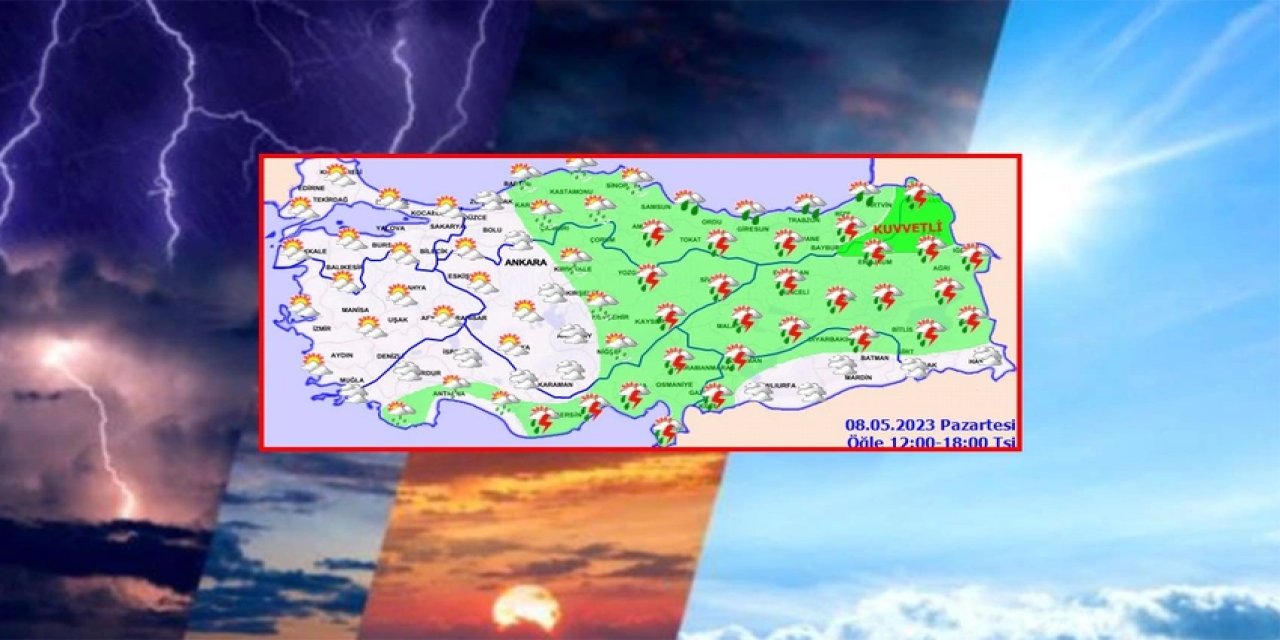 Meteoroloji'den o illere uyarı geldi.Yeni haftada hava durumu nasıl olacak?