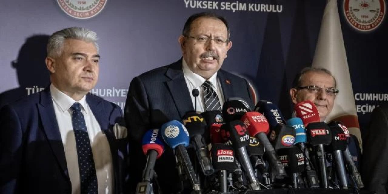 Yüksek Seçim Kurulu Başkanı Yener: Kesin olmayan sonuçlara göre kazanan adayı açıkladı.