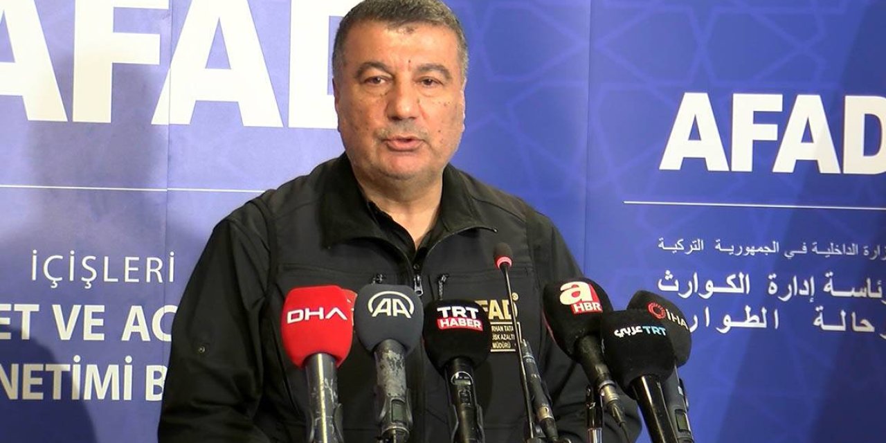 AFAD Genel Müdürü Tatar, Elazığ ve İzmir'i örnek göstererek o ile dikkat çekerek uyardı!