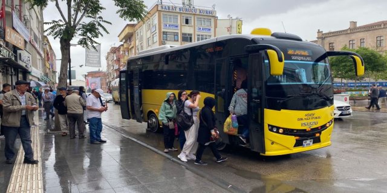 O ilde toplu taşımaya yüzde 25 zam geldi